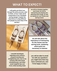 Image 2 of Pre-Recorded Chandelier Earring Making Class