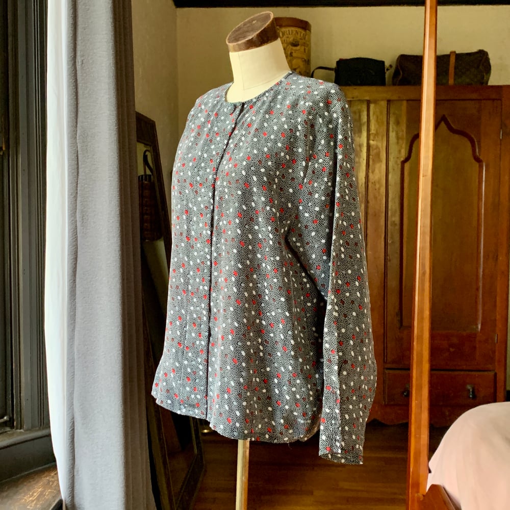 Oscar de la Renta Blouse XL