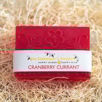 Image 1 of Cranberry Currant Honeybee Glycerin Body Bar