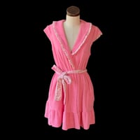 Image 1 of Betsey Johnson Terry Cloth Robe Medium 