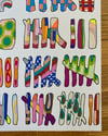 Numbers Stickers 