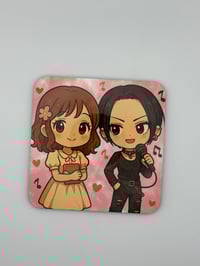 Image 2 of 🎸 Set de 4 Dessous de Verre – “Univers de Nana” 🖤🌹