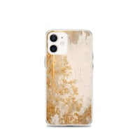 Image 8 of White and Gold Tattered Texture Goth Lolita Kawaii Baroque Clear Case for iPhone®