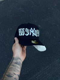 Image 3 of EARMUFF NAVY NEW YORK YANKEES CUSTOM FITTED CAP