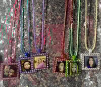 Image 2 of Choose your teen favorite rapper photo custom adjustable necklace 