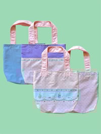 Image 3 of Vintage Nursery Fabric Reversible Tote Bags