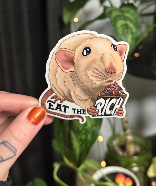 Image of Eat the Rich Stickers 