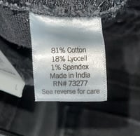Image 5 of SONOMA black washed out elastic waist jogger pants 