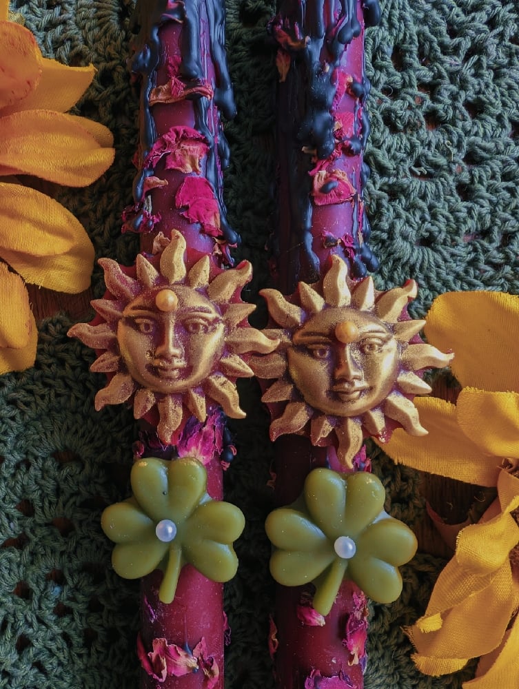 Image of Sun & Shamrocks Taper Set
