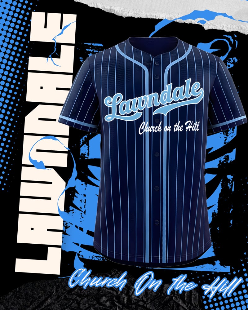 Image of Lawndale Old School Baseball Jersey