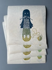 Image 1 of Knit Happens - Lino Print