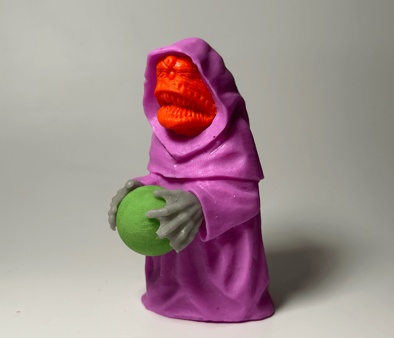 Image of Purple Cloak (Orange Mask and Gray Hands)