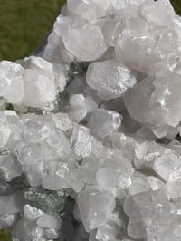 Image 14 of UV Fujian Calcite With Green Fluorite Specimen #890