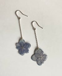 Image 1 of Blue Hydrangea Dangles 4