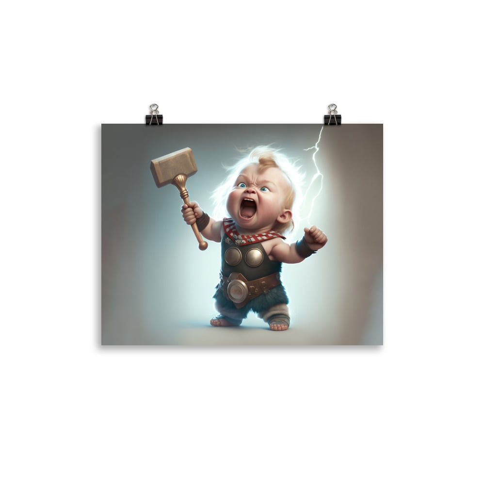 Image of Marvel Babies - Thor | Photo paper poster