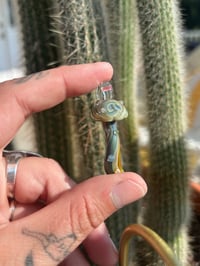 Image 1 of “UV trip sitter” mushroom pendant