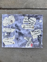 Image 1 of Ash on the Floor 14x17in water color (signed, 1 of 1)