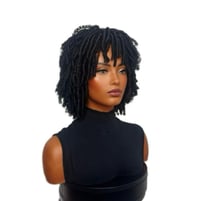 Image 3 of Nyla | Textured Loc Wig with Bangs