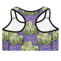 Image 2 of Weed Boobies Sports bra