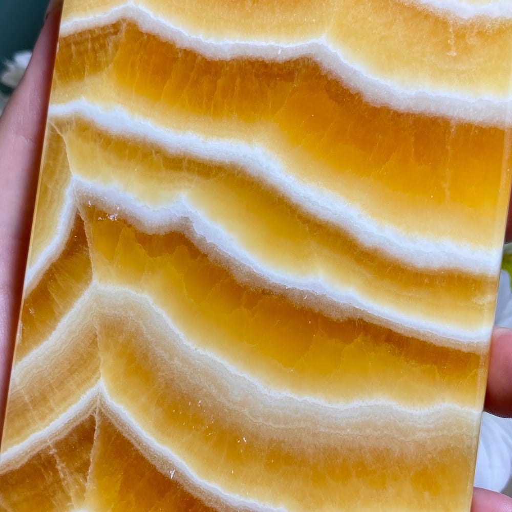 Image of Orange Calcite Slab