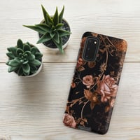 Image 9 of Dark Rose Gold Butterfly Design Goth Inspired Tough case for Samsung®