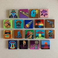 Image 4 of Box set (dredg album collection of mini paintings) 