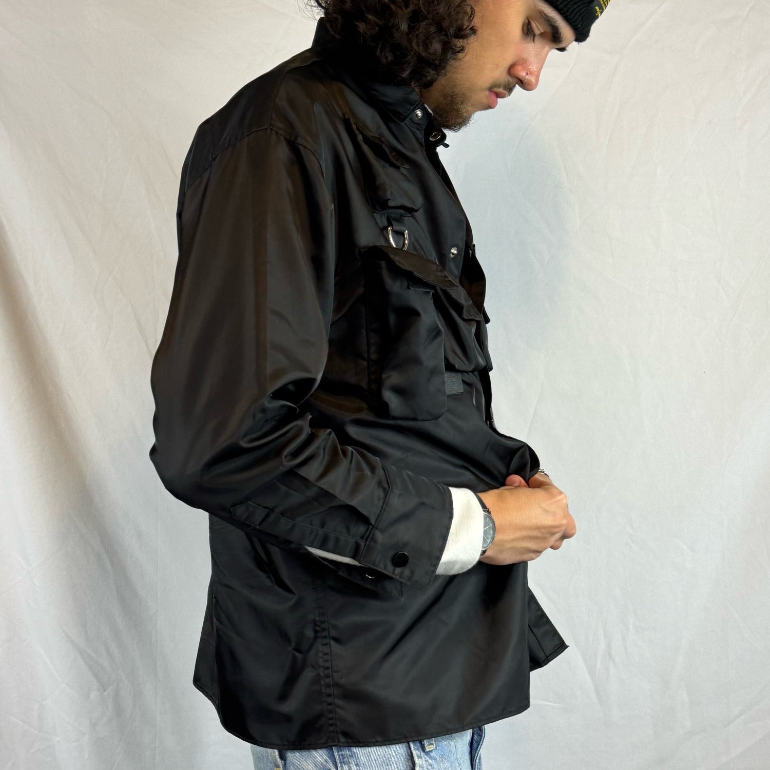 Image of Prada FW20 'Cameraman' Nylon Button-up