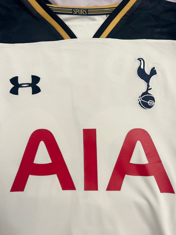 Image of Tottenham Hotspur “DELE 20” 2016/17 Home Shirt + PL patches  (S)