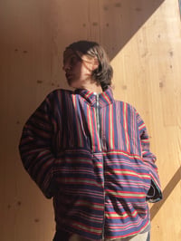 Image 3 of Leopard stripe sleeping bag jacket 