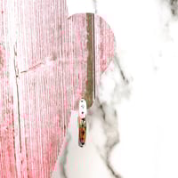 Image 3 of Handmade Sterling Silver Celestial Star Hoop Earrings 925