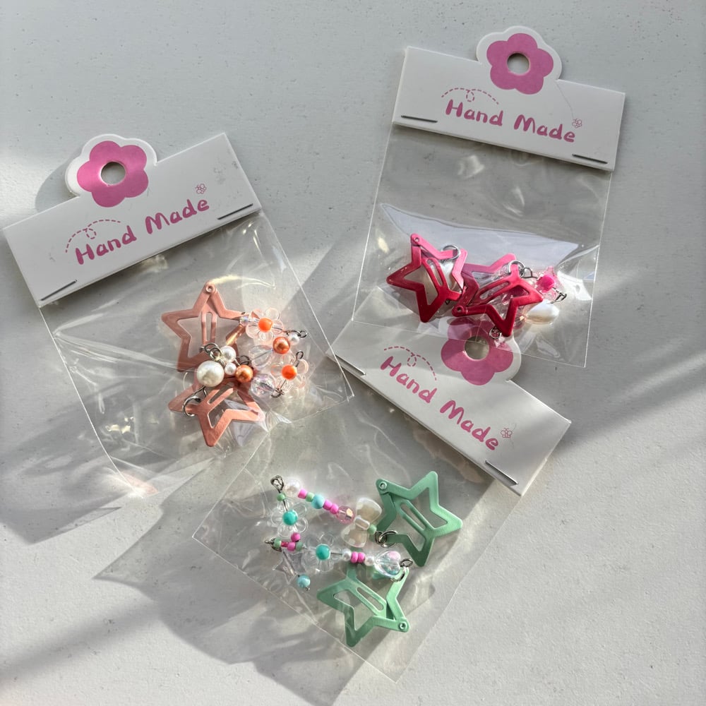 Image of Decora Star Hair Clips