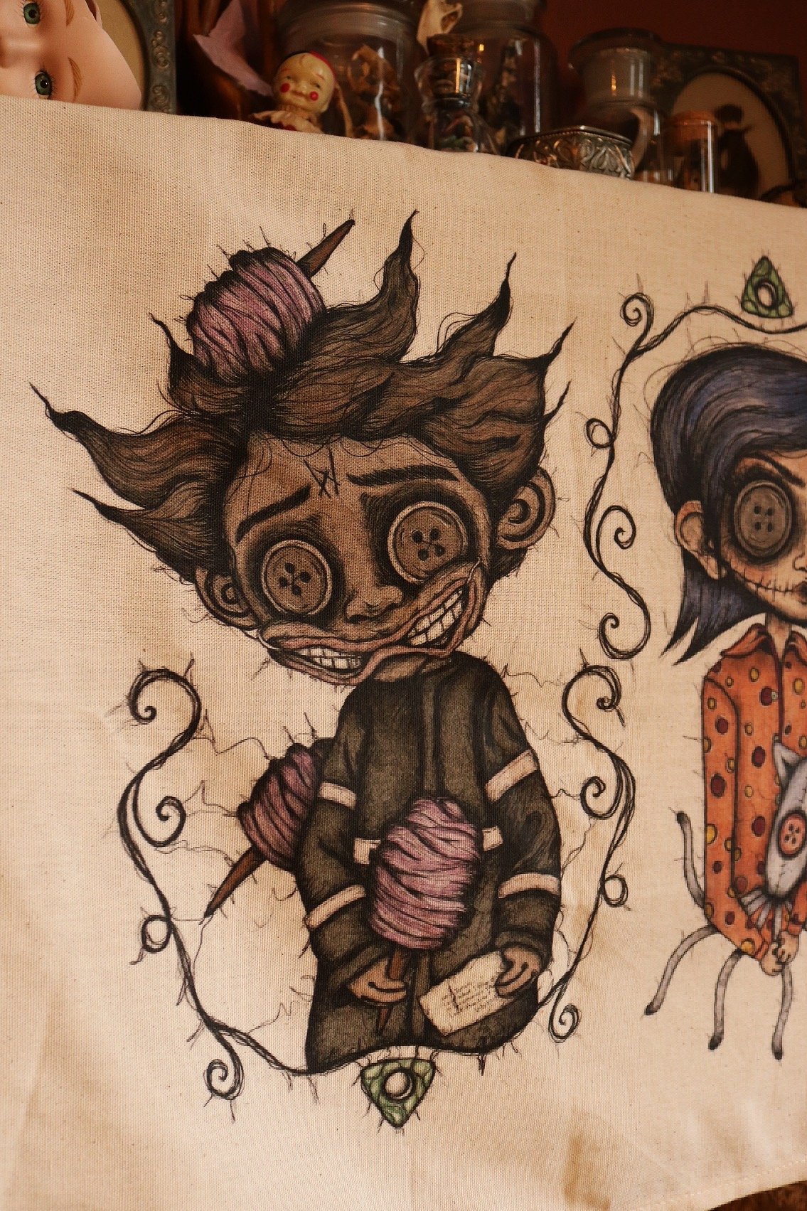 Image of Lost Souls Tea Towel Preorder
