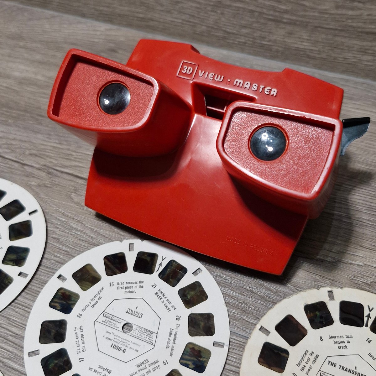 Vintage View Master 3D with x5 discs (MASK & Transformers)