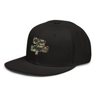 Image 4 of Camo Solid Lane Logo Snapback