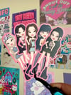 (g)i-dle 'queencard' bratz-inspired stickers.