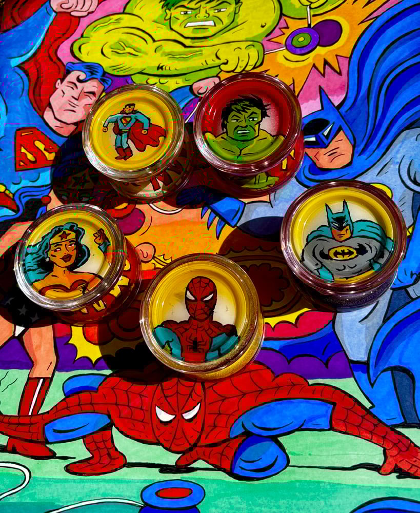Image of Duncan Freehand One DC Superhero Set with illustration 