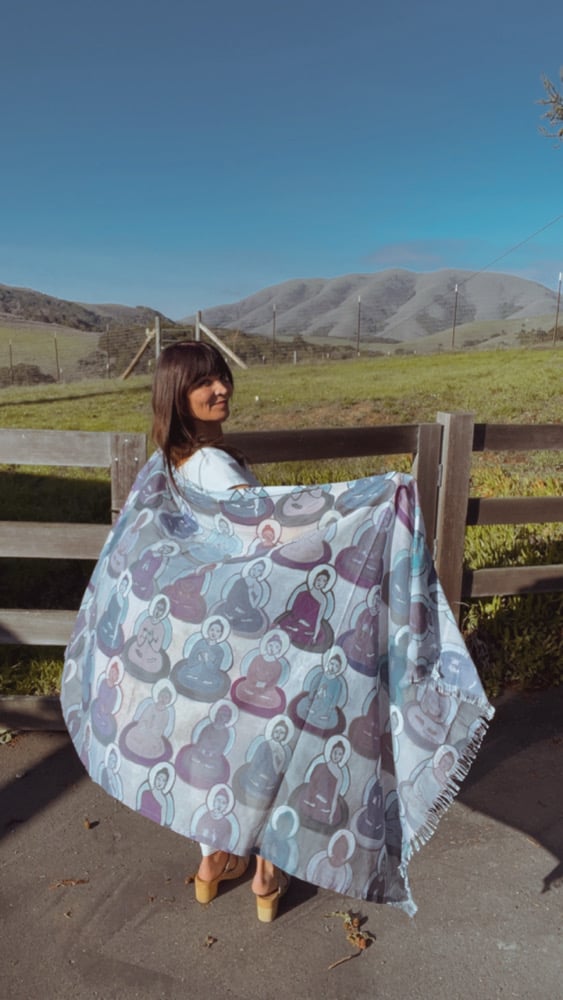 Image of Lavender 10,000 Buddhas Scarf