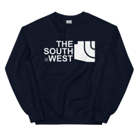 Image 3 of Lower AZ The Southwest White Logo Unisex Sweatshirt