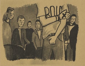We’re Not In This Alone riso print