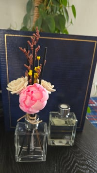 Image 4 of Dainty Collection:Roped Pink Peony and White Flowers Floral Reed Diffuser