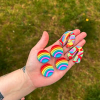 Image 2 of Rainbow Stud Earrings