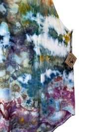Image 5 of 3XL Luxe Knit Tank in Earthy Watercolor Ice Dye