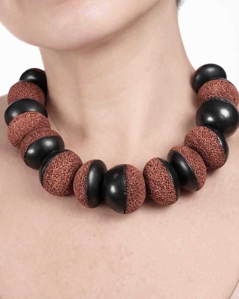 Image of Collana Reef perle intarsi