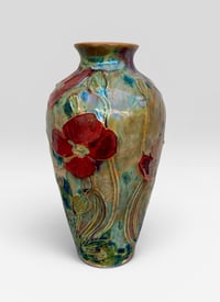 Image 5 of “Small Poppy”  reduction lustre vase