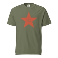 Image 6 of Live Free Vintage Distressed Dark Unisex garment-dyed heavyweight t-shirt