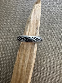 Image 1 of Sterling Stamped Band 