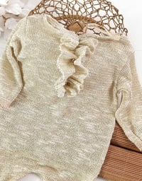 Image 2 of Newborn girls onesie - Amelie | golden