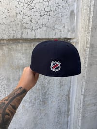 Image 5 of TRI TONE PACIFIC BLUE SEATTLE KRAKEN CUSTOM FITTED CAP