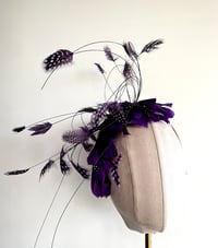 Image 1 of Purple feather headpiece
