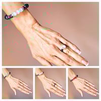 Image 3 of Three Stone Magnetic Bracelet Collection